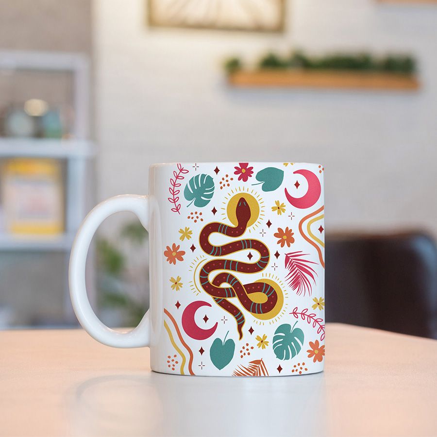 Taza blanca 350ml sublimación - Imagen 2