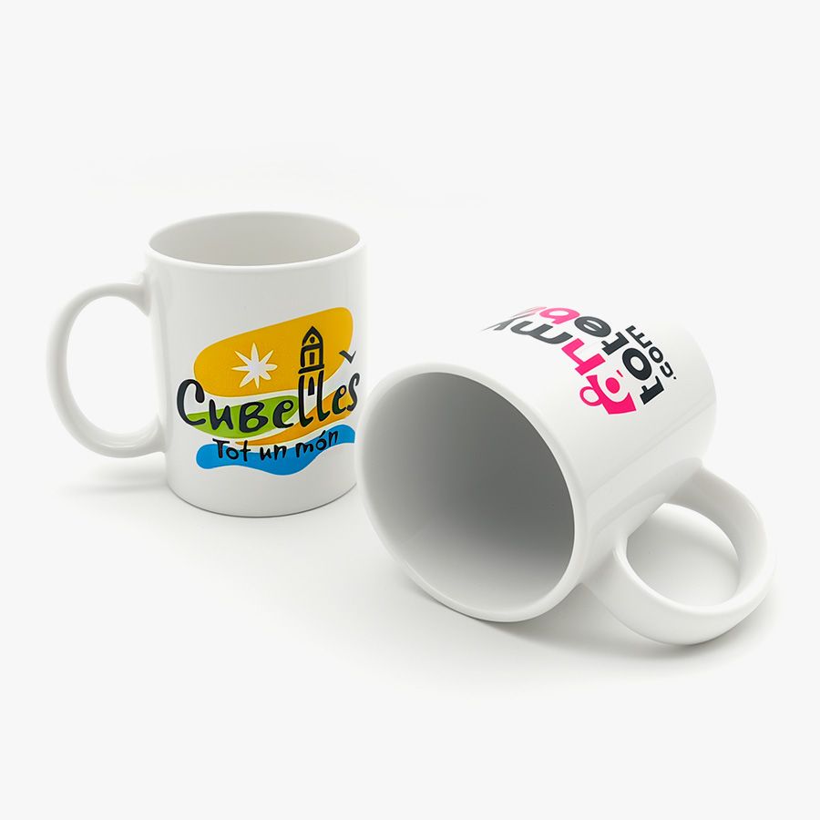Taza blanca 350ml sublimación - Imagen 4