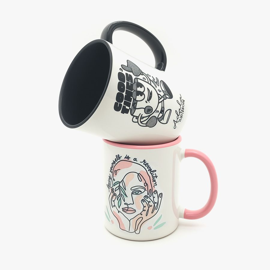 Taza de color 350ml sublimación - Imagen 4