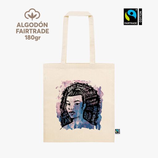 Bolsa algodón Fairtrade 180gr DTG