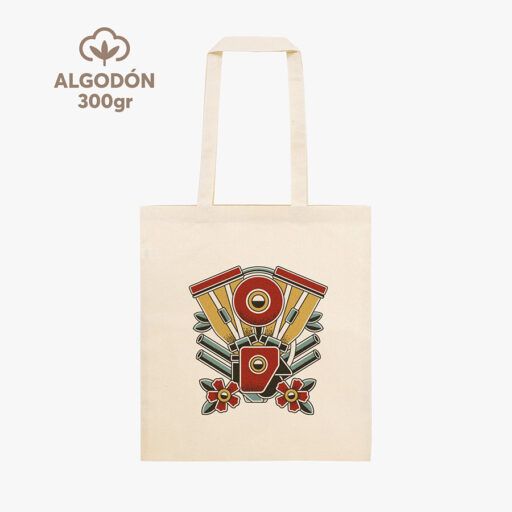 Bolsa algodón 300gr natural DTG