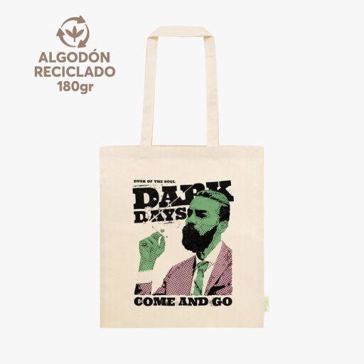 Bolsa algodón reciclado 180gr DTG