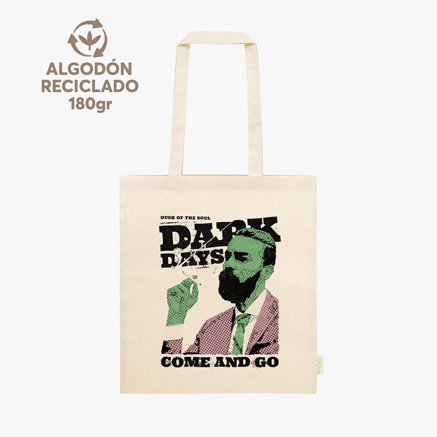 Bolsa algodón reciclado 180gr DTG