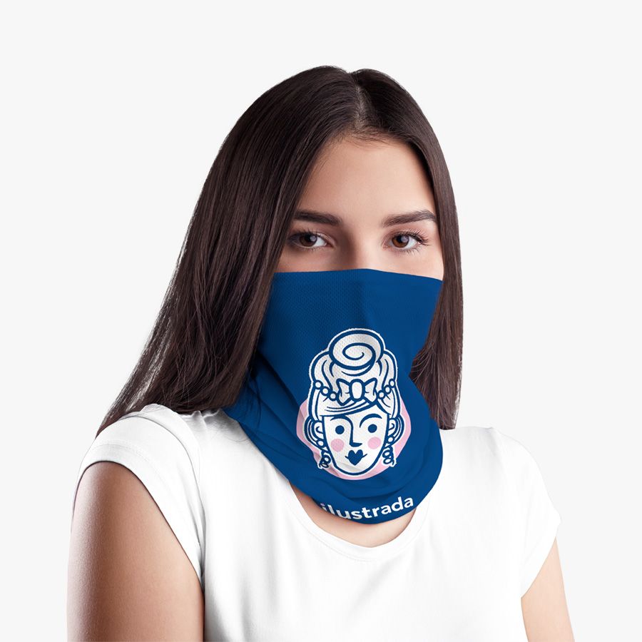 Braga de cuello de poliéster Full Print - Imagen 2