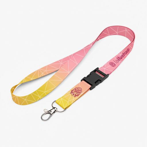 Lanyards con hebilla Full Print de Poliéster 20mm