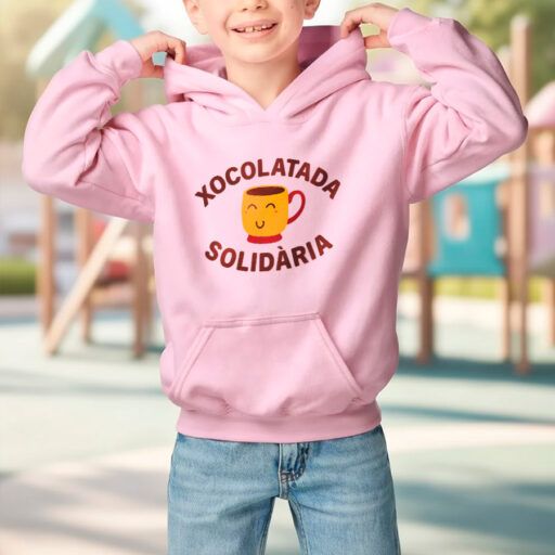 Alternative view of Sudadera Infantil capucha Gildan 280gr