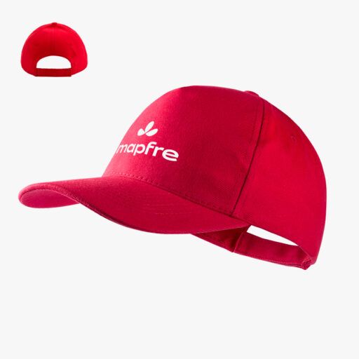 Gorra 5 paneles de algodón peinado