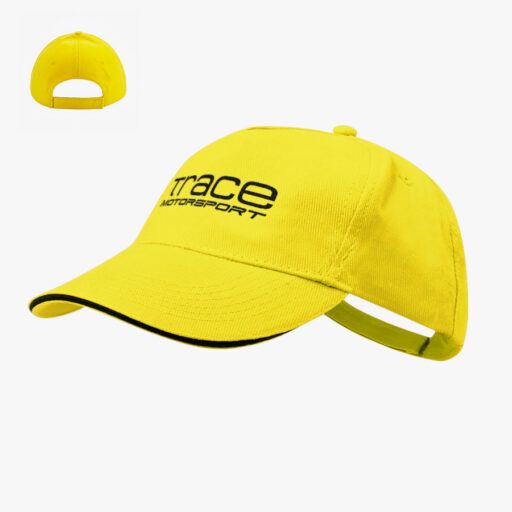 Gorra 5 paneles bicolor de algodón peinado