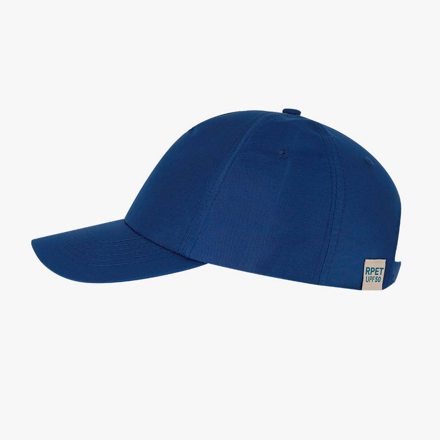 Gorra de poliéster RPET con protección UV50 y hebilla - Imagen 3