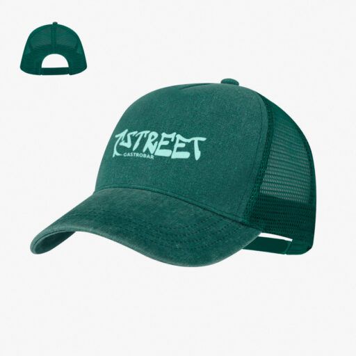 Gorra trucker efecto lavado 5 paneles