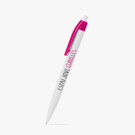 Bolígrafo económico Promo White