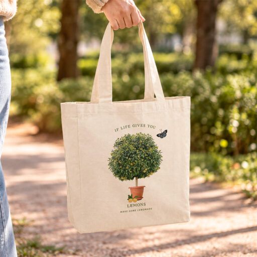 Alternative view of Bolsa ancha con bolsillo 280gr DTG
