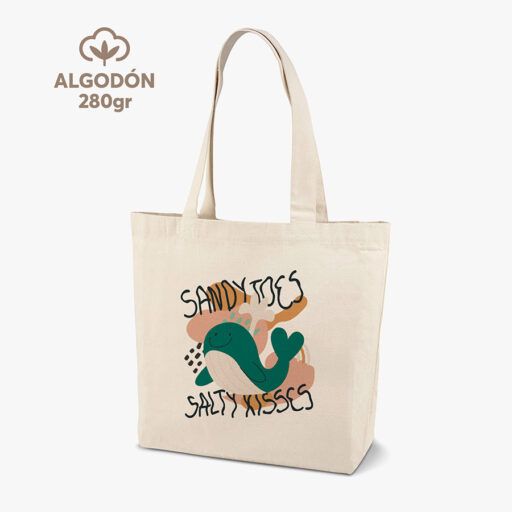 Bolsa ancha con bolsillo 280gr DTG
