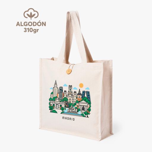 Bolsa ancha con botón 310gr Transfer digital
