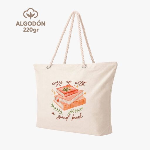 Bolsa ancha asa de cuerda 220gr DTG