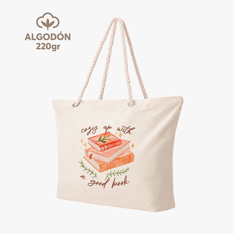 Bolsa ancha asa de cuerda 220gr DTG