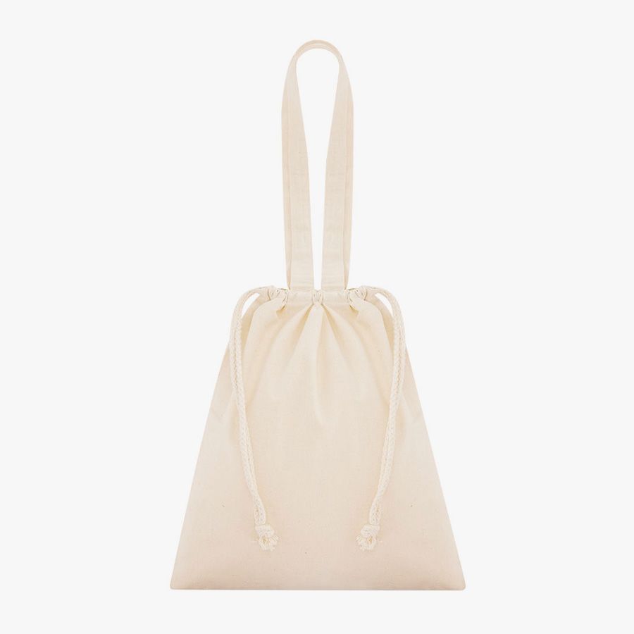 Bolsa algodón 180gr con cuerdas ajustables DTG - Imagen 3