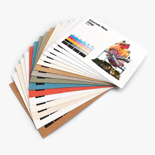 Muestrario de papeles para Prints